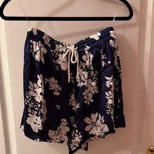 Sensea Floral Navy and White Shorts